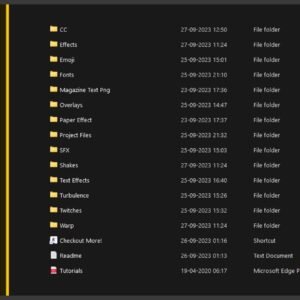 COMPLETE EDITING PACK V2 - KIRTAN Fx