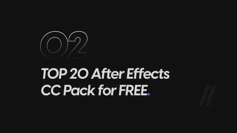 TOP 20 After Effects CC Pack for FREE