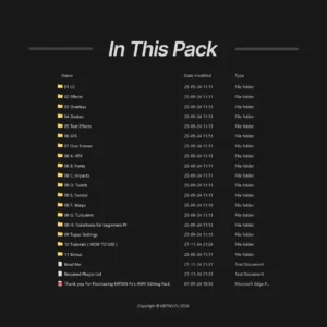 AMV EDITING PACK 2025 - IN THIS PACK