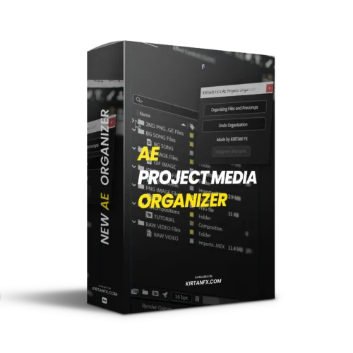 ae-project-media-organizer KIRTAN FX AE Project Organizer