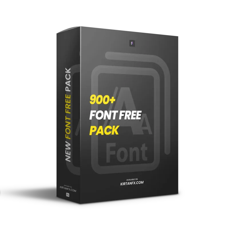 900+ Fonts Pack