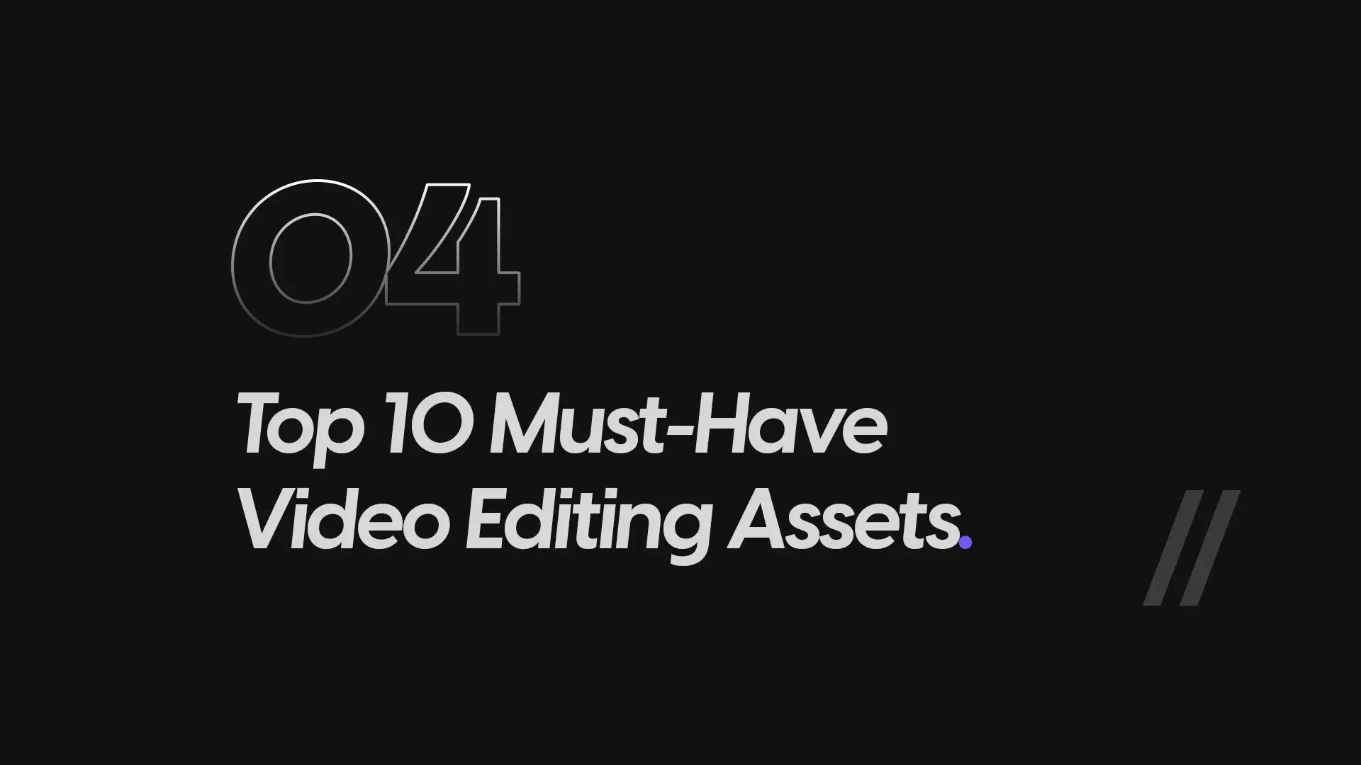 Top 10 Must-Have Video Editing Assets for Creators in 2026