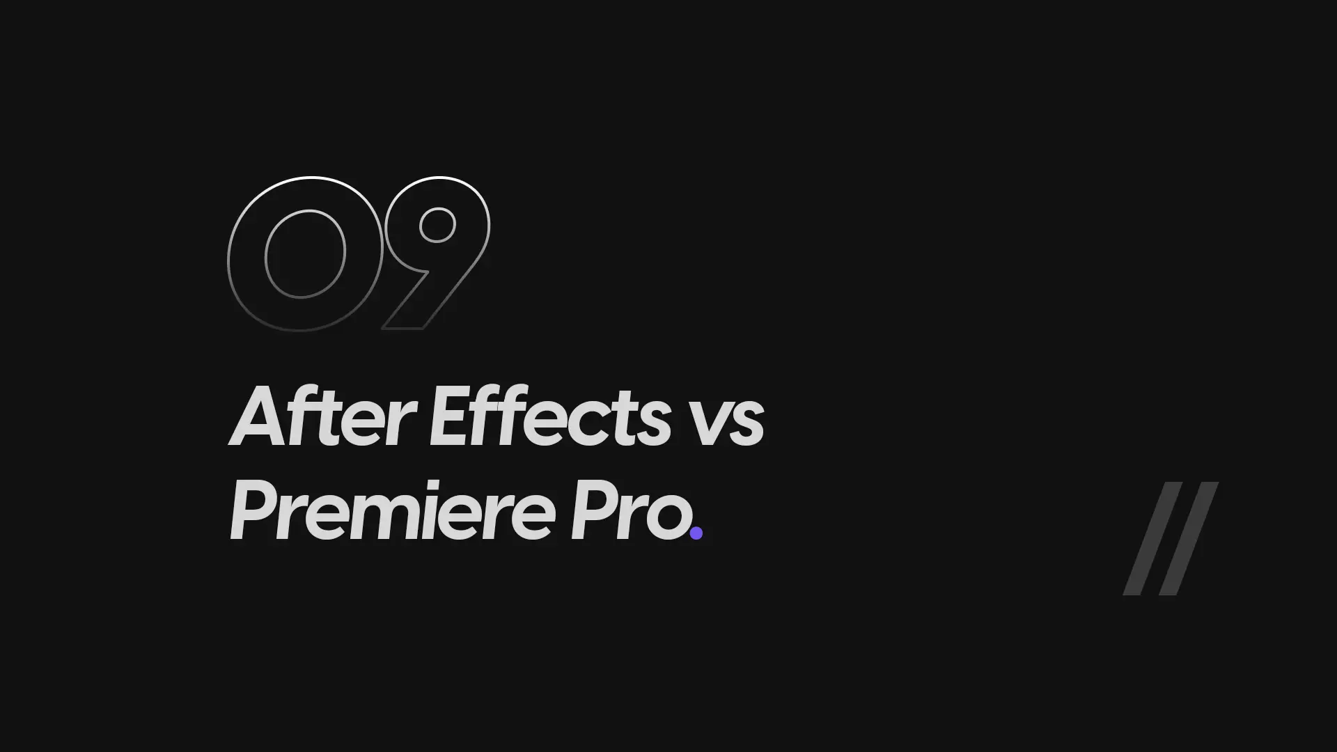 After Effects vs Premiere Pro: Which One Should You Use?