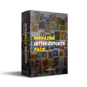 Magazine Letter CutOuts Pack
