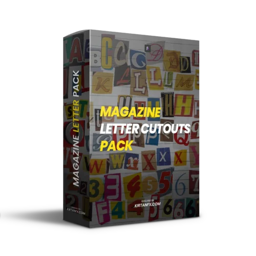 Magazine Letter CutOuts Pack ( KIRTAN FX ) Magazine Letter CutOuts Pack