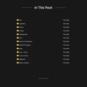 Hollywood Essentials SFX Pack