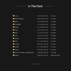 Thumbnails Editing Pack - Kirtan Fx