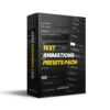 Text animation presets pack
