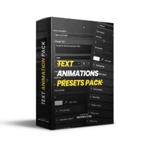 Text animation presets pack Text animation presets pack