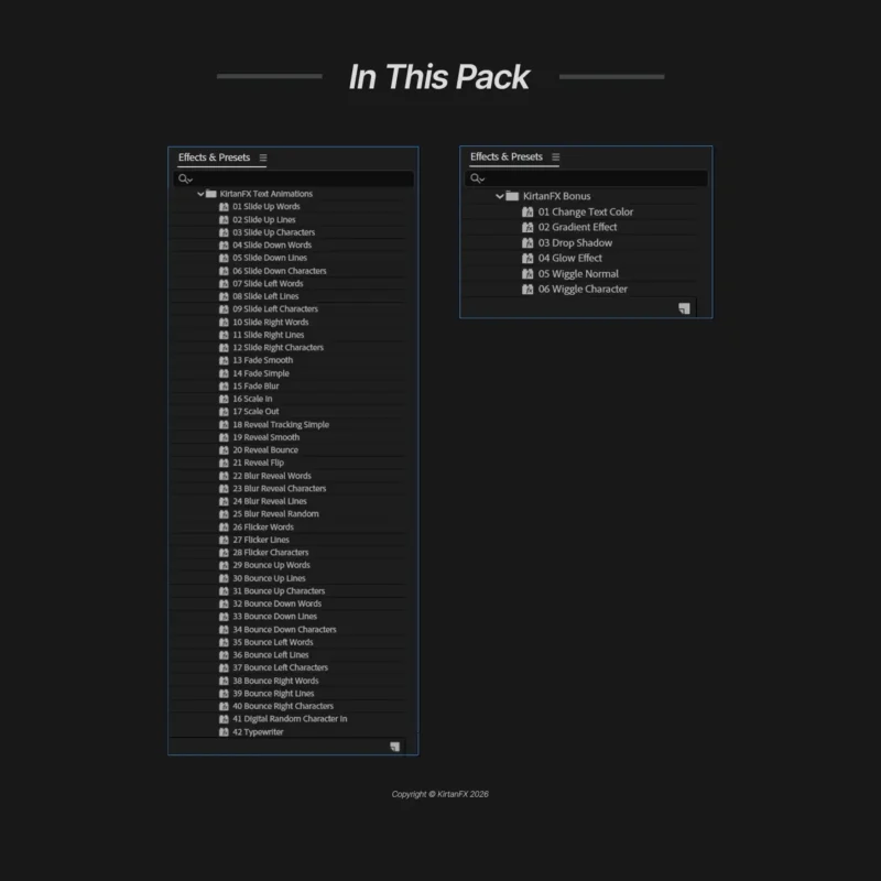 KirtanFX-Text-Animation-Presets-Pack-ae-In-this-Pack-002 copy KirtanFX Text Animation Presets Pack For After Effects
