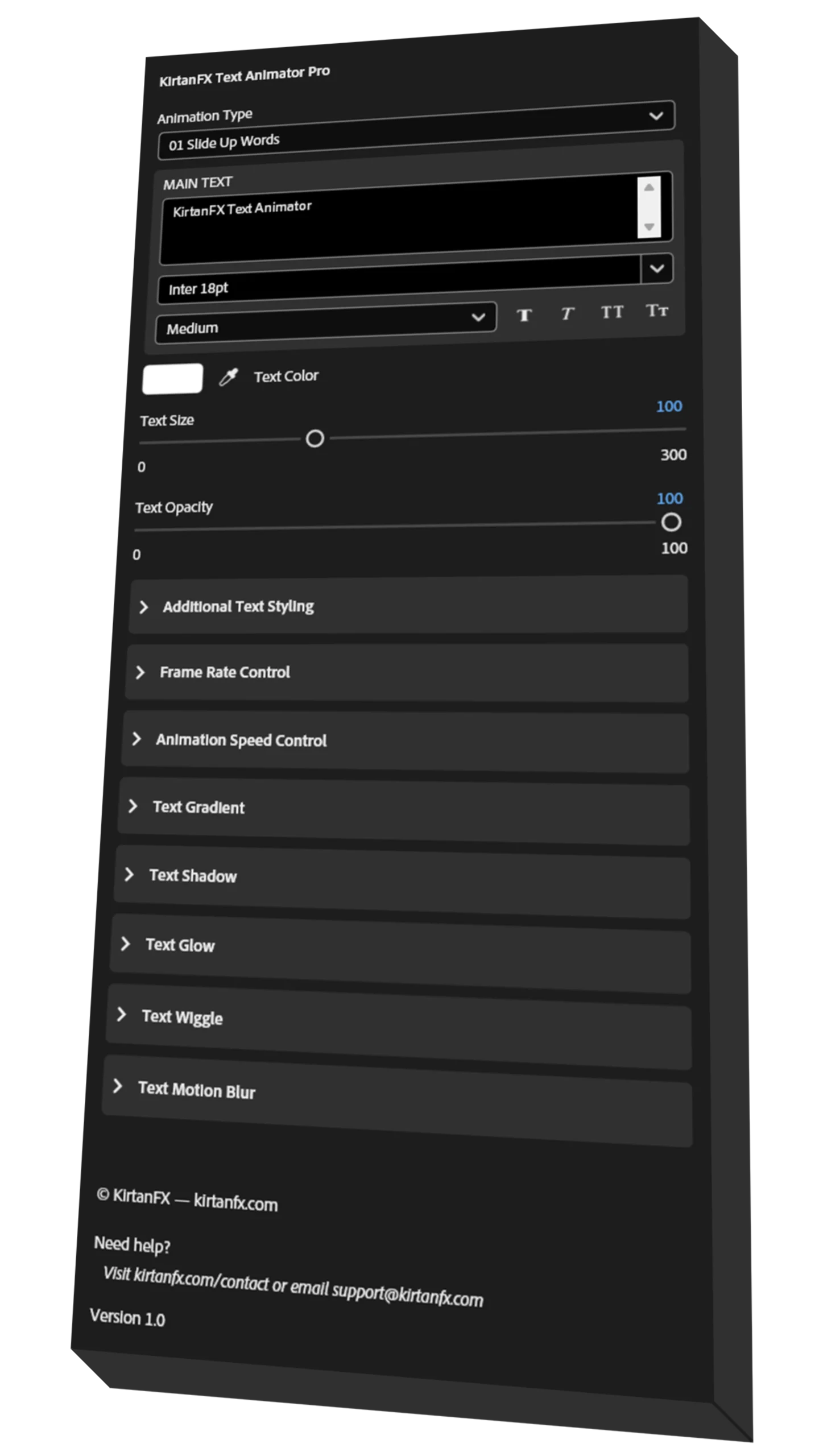 KirtanFX Text Animator Pro