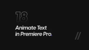 The Easiest Way to Animate Text in Premiere Pro (Without After Effects)