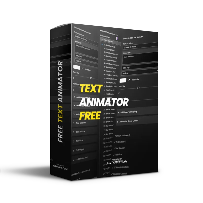 KirtanFX-FREE-Text-Animator-PR-MOCKUP FREE Text Animator