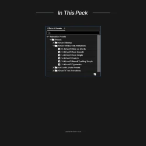 FREE Text Animations