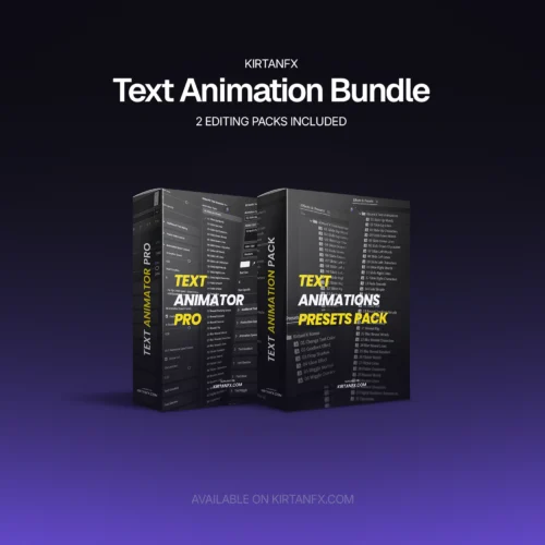 KirtanFX Text Animation Bundle KirtanFX Text Animation Bundle: Text Animator Pro and Text Animation Presets Pack